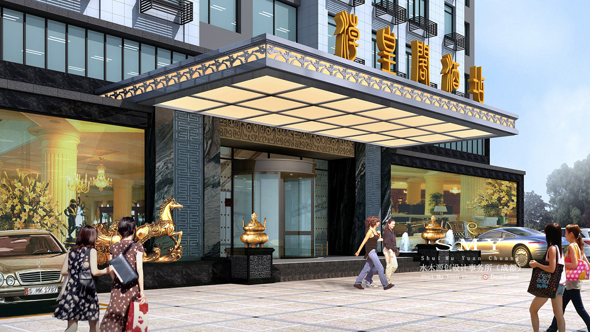 酒店門頭設計展示